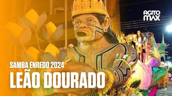 Samba enredo Leão Dourado 2024 capa