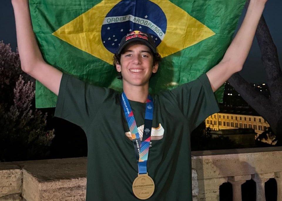 Gui Khury é campeão mundial de Vert