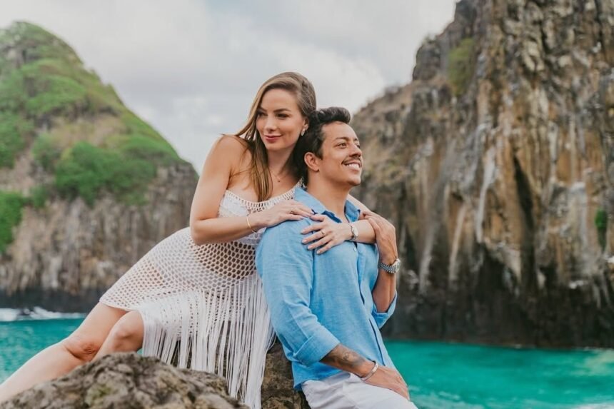 humorista Renato Albani e a bailarina Juliana Fructuozo - Fabiana Boldrini - Crédito da Foto: Divulgação