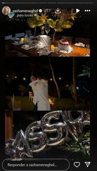 Aniversário, Sasha