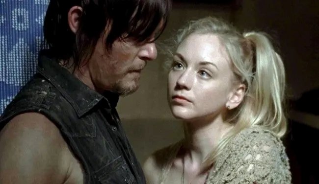 Beth e Daryl em The Walking dead
