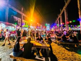 Praça de alimentação Rock Fest