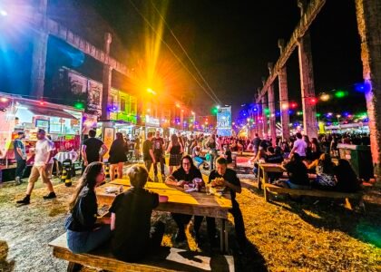 Praça de alimentação Rock Fest