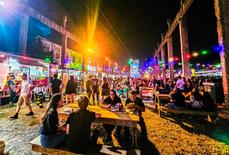 Praça de alimentação Rock Fest