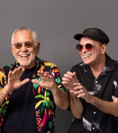 Rodrigo Santos e Nelson Motta