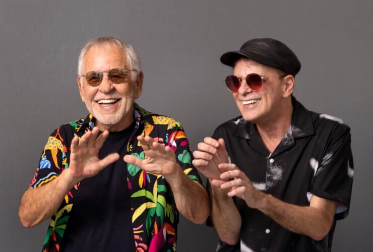 Rodrigo Santos e Nelson Motta