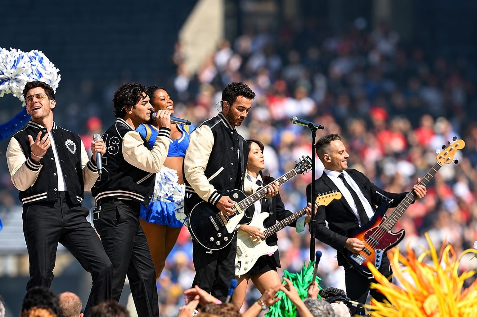 Jonas Brothers na NFL