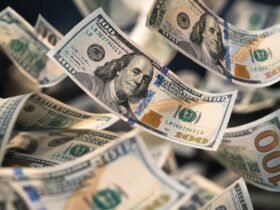 Cédulas de Dólar em Movimento