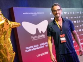Rodrigo Santoro no RioMarket — Foto: Davi Campana/Festival do Rio