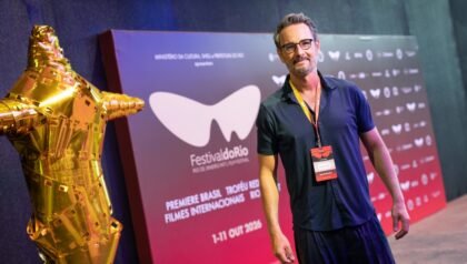 Rodrigo Santoro no RioMarket — Foto: Davi Campana/Festival do Rio